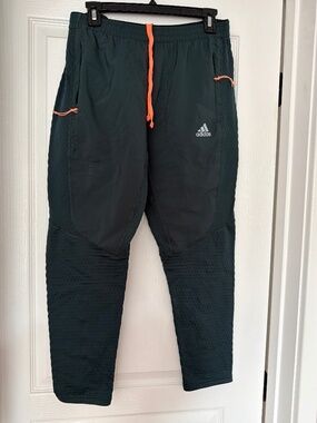 Adidas Performance Joggers | Dark Green | Tapered Fit | Size M
